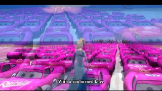 Spiderman Songs Lyrics ♫ Down by the bay ♫ Elsa Frozen Pink McQueen cars for The Snow Queen