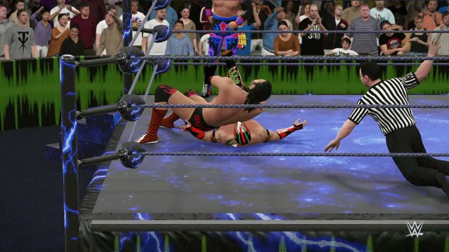 WWE 2K16 the lucha dragons v the outsiders
