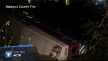 Un train de banlieue déraille en Californie : 14 blessés