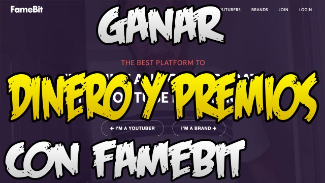 Como Ganar Premios y Ganar dinero por Hacer Reviews Con Famebit SPONSORS GRATIS