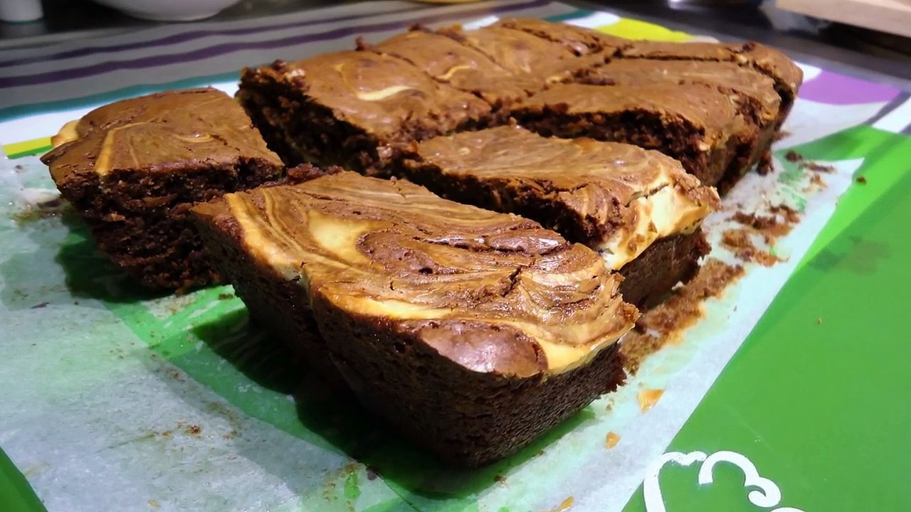 Брауни с сырным кремом по нью-йорски