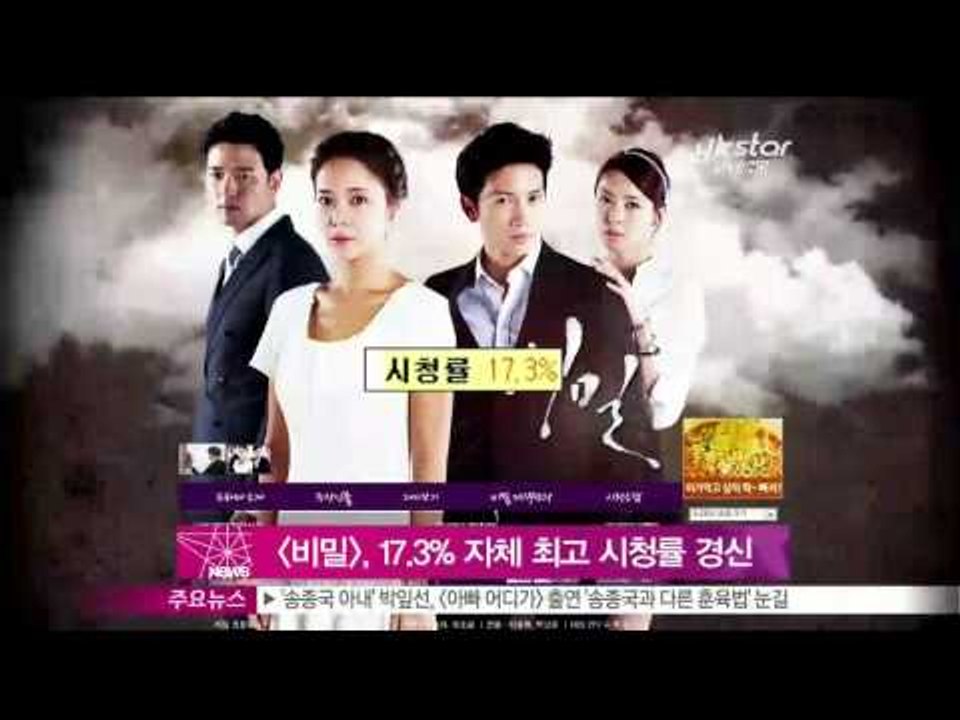 [Y-STAR] A drama 'secret' gets high ratings ([비...