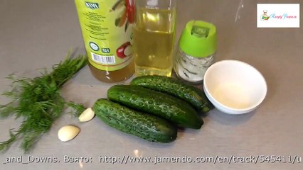 Маринованные огурцы за 20 минут