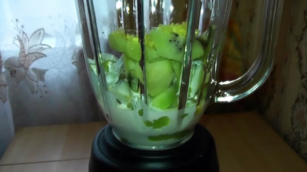 Сорбет из киви и персика