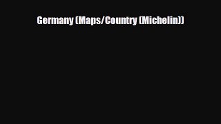 Download Germany (Maps/Country (Michelin)) Ebook