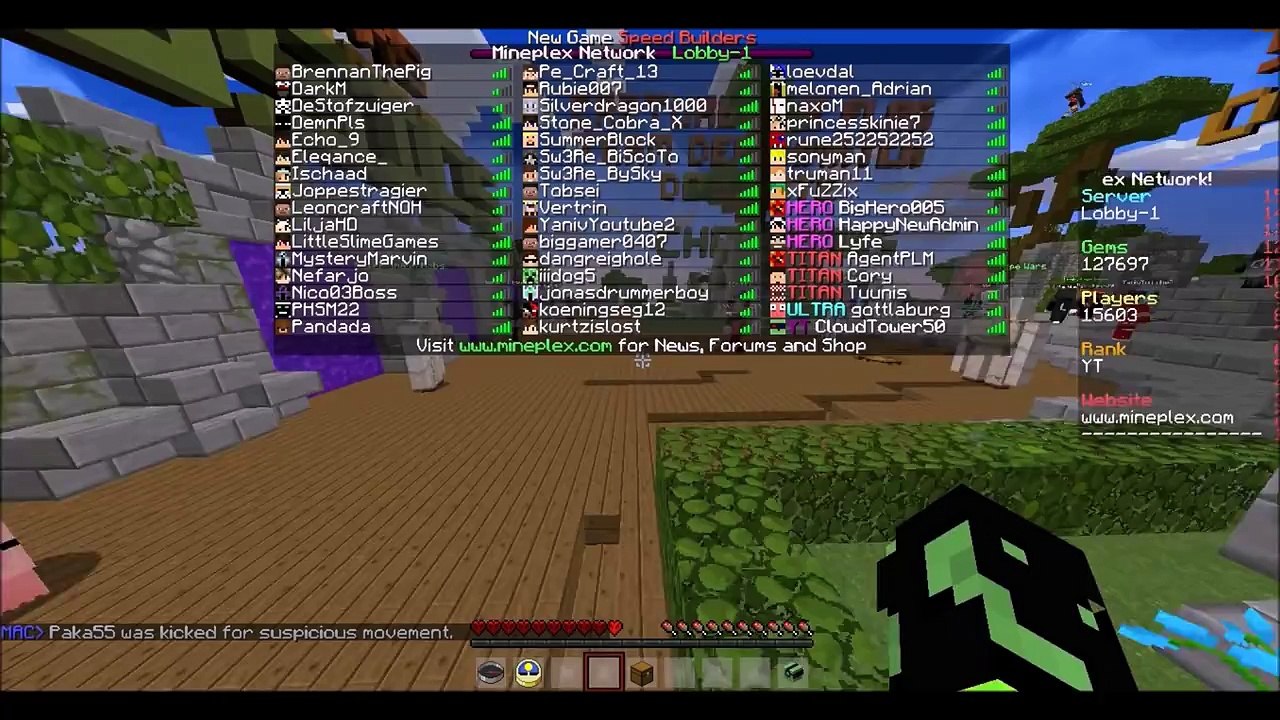 Mineplex YT Rank Thank You!  What The Rank Gives You