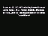 Read Argentina 1:2200000 Including inset of Buenos Aires Buenos Aires Region Cordoba Mendoza