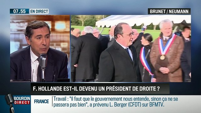 Brunet & Neumann : François Hollande est-il devenu un président de droite ? - 08/03