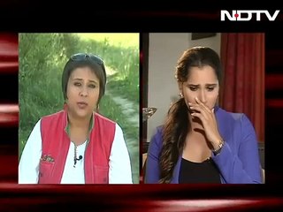 SANIA MIRZA CRIES ON LIVE SHOW