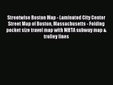 Read Streetwise Boston Map - Laminated City Center Street Map of Boston Massachusetts - Folding
