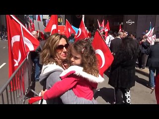 Times Meydanı'nda 'Ermeni Yalanlarına Son ve Şehit Diplomatları Anma' mitingi