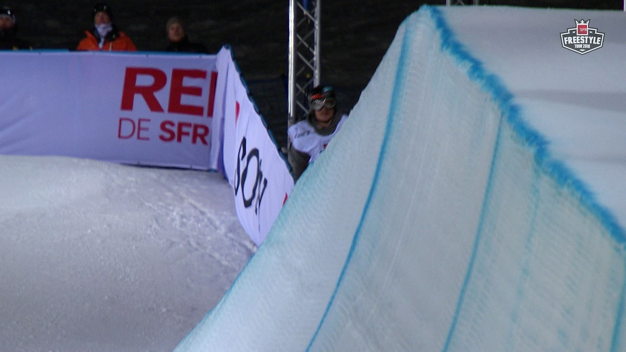SFR Freestyle Tour 2016 : Ben Valentin lors du Halfpipe WCP 2015 à Tignes