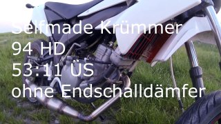 Test Selfmade Krümmer[Derbi Senda DRD] | BUTTIHD