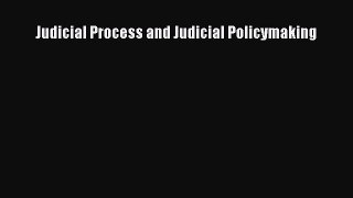 Read Judicial Process and Judicial Policymaking Ebook Free