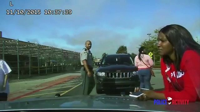 Dashcam Shows Walmart Shoplifter Flees From Police