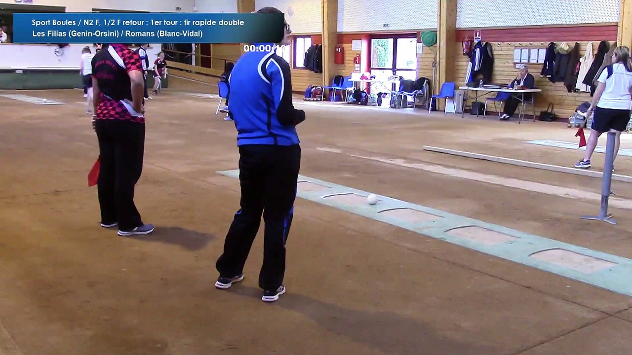 L'Express, Club N2 Féminin, demi-finale, Les Filias en D. vs Romans, Boules, saison 2015-2016