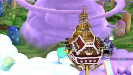 New Super Mario Bros U Gameplay (Pt 12)  Meringue Clouds Battleship