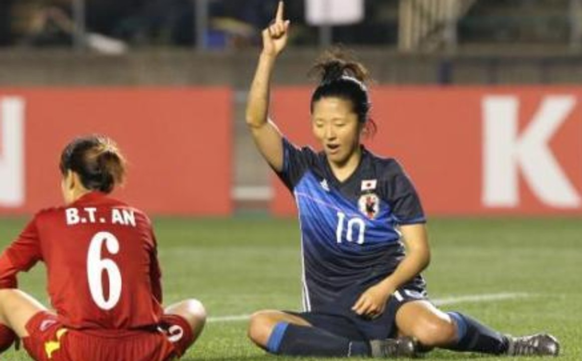 ベトナム女子代表 vs 日本女子代表（リオ五輪アジア最終予選 2016）　なでしこジャパン1-6で勝利☆