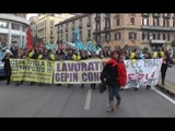 Napoli - Poste, i lavoratori della Gepin protestano contro licenziamenti (07.03.16)