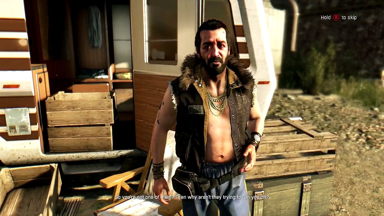 Dying Light The Following Walkthrough Gameplay Part 1 - First Car - Mission 1 (PS4 Xbox One)