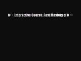 Download C   Interactive Course: Fast Mastery of C   Free Books