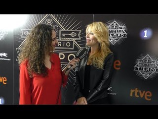 Cayetana Guillén Cuervo en la presentación de 'El Ministerio del Tiempo 2'.