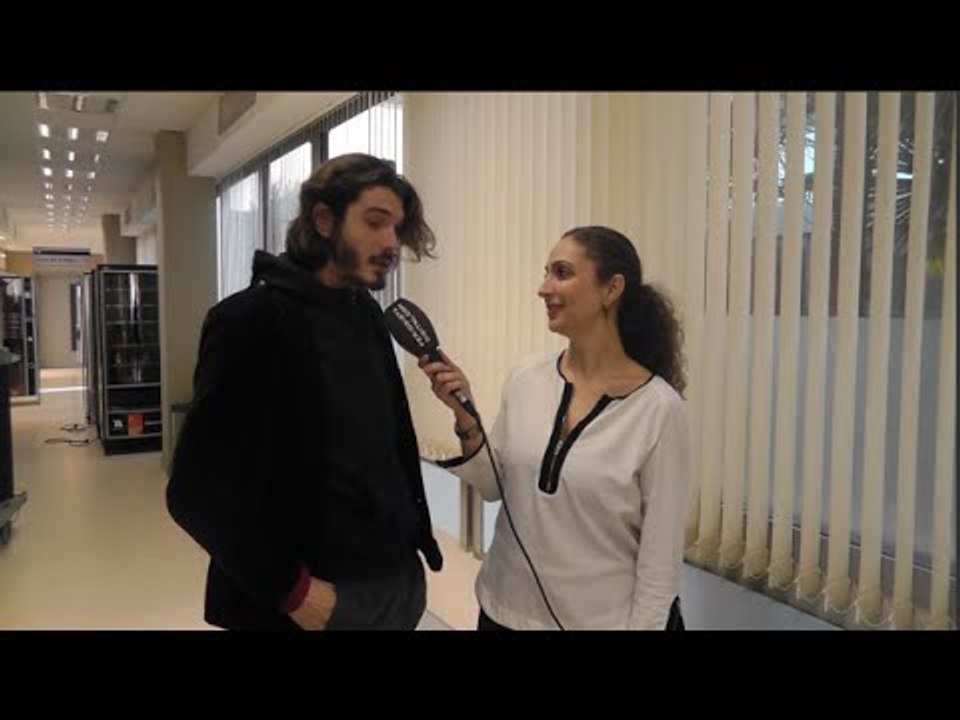 Yon González y Lluis Homar en la presentación de 'Bajo sospecha 2'.