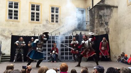 Выступление на празднике Кршивоклани. Бой