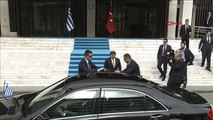 İzmir - Başbakan Davutoğlu ve Yunanistan Başbakanı Çipras İzmir'de