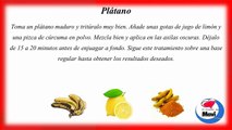 Remedios caseros para las axilas oscuras - Consejos naturales para blanquear las axilas oscuras