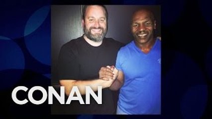 Tom Seguras Mid-Air Meeting WIth Mike Tyson - CONAN on TBS