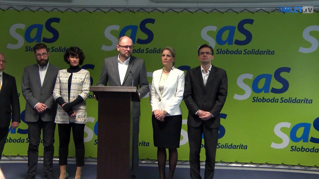 ZÁZNAM: Tlačová konferencia SaS