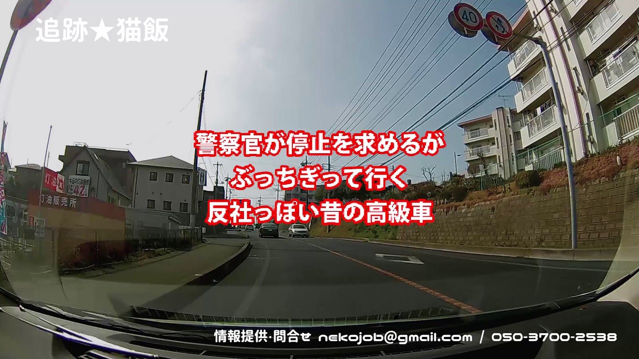 抗争中の暴力団組員だから取締をぶっちぎったのか？