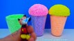 3 ICE CREAM surprise eggs!!! Hello Kitty Mickey Minnie LPS Spongebob CottonCandyCorner