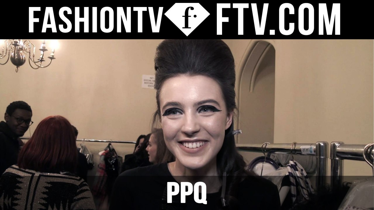 PPQ Hairstyle at London Fashion Week F/W 16-17 | FTV.com