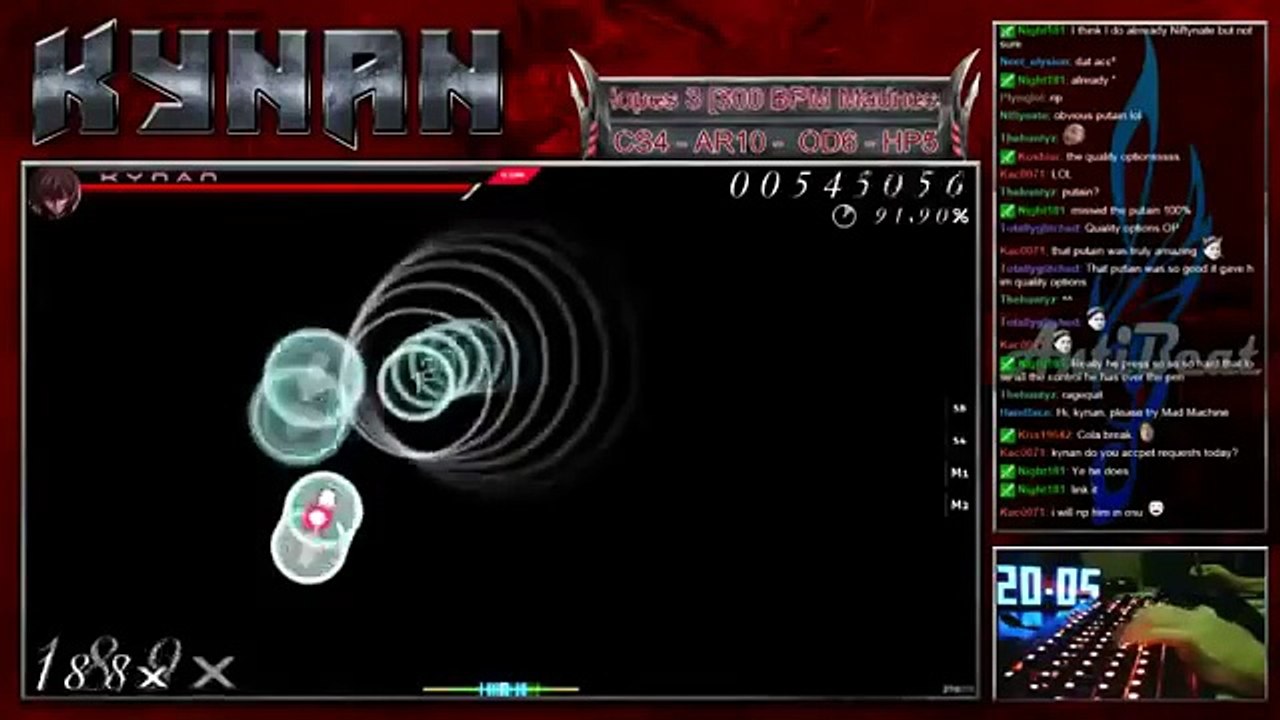 Osu Renard Dash Hopes 3 300 Bpm Madness S Video Dailymotion