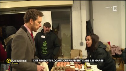 Des produits locaux qui poussent dans les gares