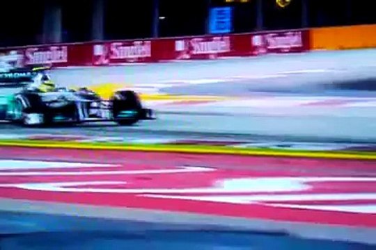 Авария Шумахера гран при Сингапура 2011 Формула 1