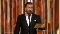Ricky Gervais  Ben Affleck Joke   Golden Globes 2016