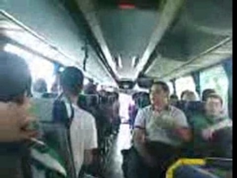 Alg-Arg, les Algeriens dans le bus direction Barcelone