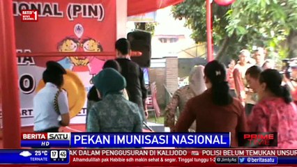 Iriana Jokowi Canangkan Pekan Imunisasi Nasional 2016