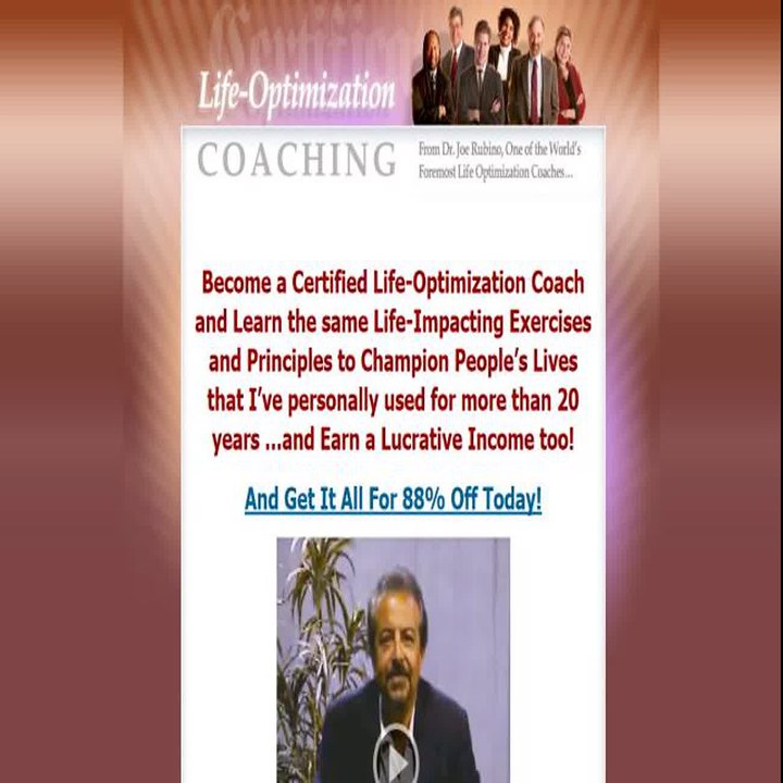 Life Optimization Coaching Certification Program (view mobile).