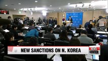S. Korea slaps strong financial, maritime sanctions on N. Korea