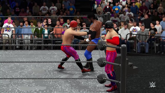 WWE 2K16 PTP prime time players v los matadores