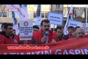 İşçiler Tekirdağ-Çorlu'da kiralık işçiliğe karşı  yürüyüş yaptı