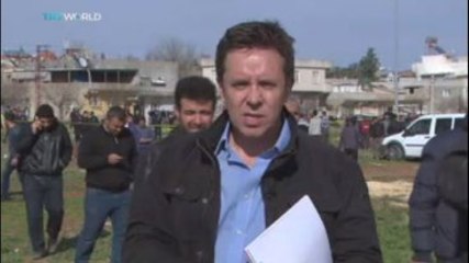 Kilis'e Düşen Roket Canlı Yayında Ekrana Geldi