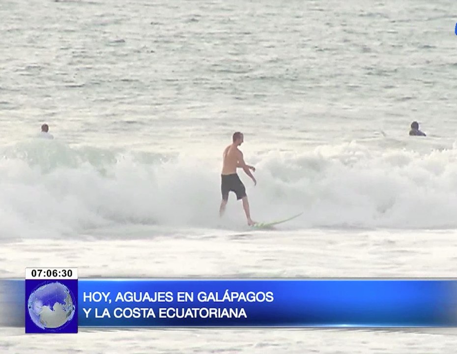 Hoy, aguajes en Galápagos y la costa ecuatoriana