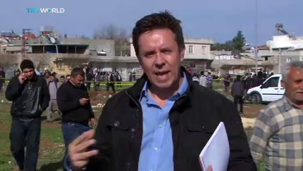 Kilis'e atılan roketin düşme anı kamerada