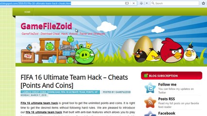 FIFA 16 Ultimate Team Hack Cheat - Points & Coins