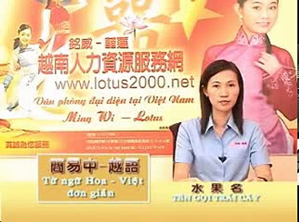 Từ vựng tiếng Trung 09 - Tên gọi trái cây